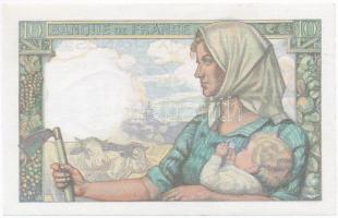 Franciaország 1942. 10Fr T:II,II-
France 1942. 10 Francs C:XF,VF