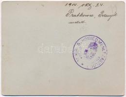 1914 "Őrmester úrnak alásan jelentem!" Osztrák-magyar katonák a galíciai fronton, Pralkowc...