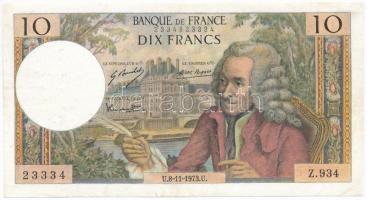 Franciaország 1971-1973. 10Fr T:III szép papír  France 1971-1973. 10 Francs C:F fine paper