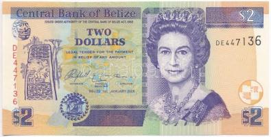 Belize 2005. 2$ T:I Belize 2005. 2 Dollars C:UNC