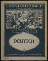 Thora Goldschmidt: Bildertafeln für den Unterricht im Deutschen. Leipzig, 1934, Ferdinand Hirt&Sohn. Német nyelven. Szövegközti illusztrációkkal. Kiadói kartonált papírkötésben, jó állapotban.