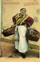 Types Marseillais, La Poissonniére / fishwife from Marseille, French folklore