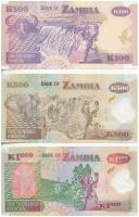 Zambia 2005-2008. 100-1000K (3xklf) T:1
Zambia 2005-2008. 100 - 1000 Kwacha (3xdiff) C:UNC