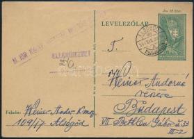 1944 M. Kir. 109/17 Kisegítő Munkás század levelezőlap, 3 db