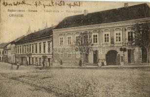 1926 Szászváros, Broos, Orastie; Vásár utca / Marktgasse / street