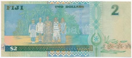 Fiji 2002. 2$ T:I 
Fiji 2002. 2 Dollars C:UNC