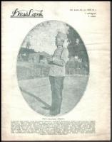 1918 A Dicső lapok c. katona újság induló száma