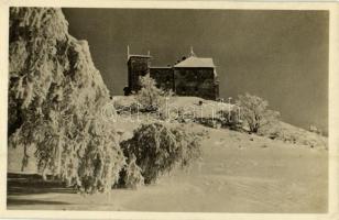 1935 Mátra, Magyar hegymászók Egyesülete Galyatetői turistaháza. Szentgyörgyi József felvétele