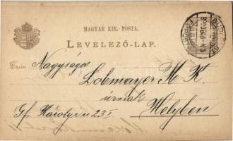 1899 Katzer József szűcs, Ő cs. és k. fensége József főherceg s Vaszary Kolos M. orsz. hercegprímásá...