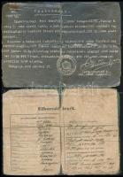 cca 1920-1930 Perl Ernő kommunista papírjai, közte újságcikk, stb