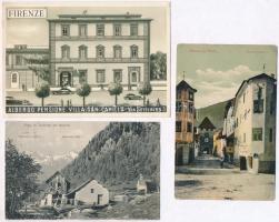 7 db RÉGI külföldi városképes lap / 7 pre-1945 European town-view postcards