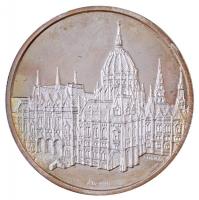 Bognár György (1944-) 1998. "150 éves a magyar népképviselet" Ag emlékérem eredeti dísztok...