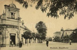 1927 Dombóvár, Kossuth utca, László Vilma papírkereskedése (EK)