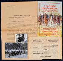 cca 1918-1988 Vegyes militária tétel, 5 db, közte két fotóval, egy prospektussal és két nyomtatvánnyal. Változó állapotban.