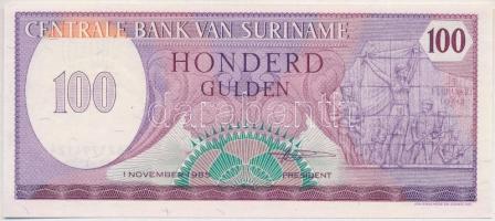 Suriname 1985. 100G T:I Suriname 1985. 100 Gulden C:UNC