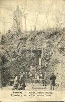 1910 Pozsony, Pressburg, Bratislava; Mária Lourdesi barlang / Grotte / chapel and cave (EK)