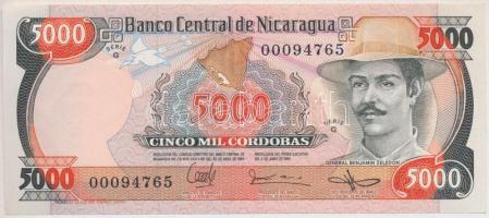 Nicaragua 1985. (1987) 5000C T:I Nicaragua 1985. (1987) 5000 Cordobas C:UNC Krause 146