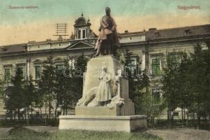 1912 Nagyvárad, Oradea; Szacsvay szobor / statue