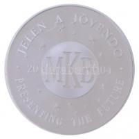 2004. "MKB Jelen a jövendő / Felelősséggel a gyermekekért" jelzett Ag emlékérem dísztokban...