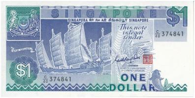 Szingapúr 1987. 1$ T:I  Singapore 1987. 1 Dollar C:UNC Krause 18.a