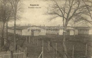 1916 Kaposvár, Barakk, laktanya. Kiadja Szabó Lipót (EK)