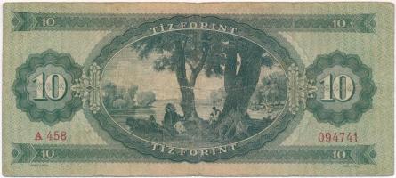 1947. 10Ft T:III,III- Hungary 
1947. 10 Forint C:F,VG 
Adamo F2