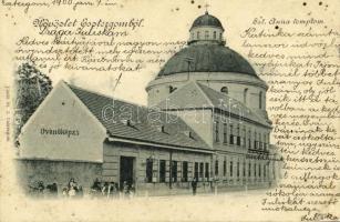 1900 Esztergom, Szent Anna templom, Óvónőképző. Kiadja St. J. (EK)