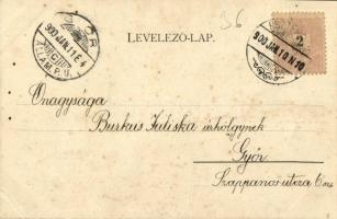 1900 Esztergom, Szent Anna templom, Óvónőképző. Kiadja St. J. (EK)