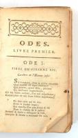 Oeuvres de choisies de Rousseau. cca 1800. hiányos (címlap, borító) francia könyv. 347p.