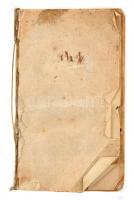 Oeuvres de choisies de Rousseau. cca 1800. hiányos (címlap, borító) francia könyv. 347p