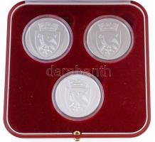 DN "Reneszánsz szett" ezüstözött Cu-Ni emlékérem sorozat dísztokban, benne "Mátyás&qu...