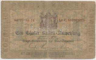 Német Államok / Poroszország 1861. 1 Tallér T:III-,IV German States / Prussia 1861. 1 Thaler C:VG,G