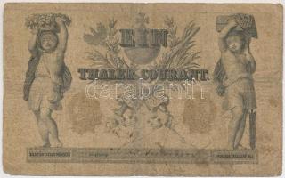 Német Államok / Poroszország 1861. 1 Tallér T:III-,IV
German States / Prussia 1861. 1 Thaler C:VG,G