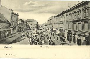 Szeged, Klauzál tér, piac, Árvai Sándor üzlete