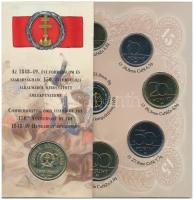 1998. 50f-200Ft (10xklf) forgalmi sor dísztokban + 1998. 100Ft alpakka "1848-1849. Szabadsághar...