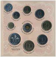 1998. 50f-200Ft (10xklf) forgalmi sor dísztokban + 1998. 100Ft alpakka "1848-1849. Szabadsághar...