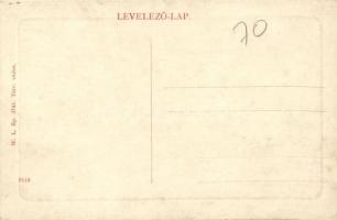 Zombor, Sombor; Vadászkürt szálloda, kávéház és étterem, lovaskocsik. W.L. Bp. 3741. / hotel, cafe a...