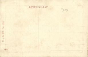 Zombor, Sombor; Kossuth Lajos utca, Falcione Gyula üzlete. W.L. Bp. 3737. / street, shops