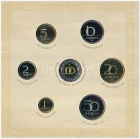 2008. 1Ft-100Ft (7xklf) "Reneszánsz emlékév" forgalmi sor szettben + Mátyás denár Ag fantá...