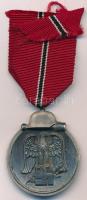 Német Harmadik Birodalom 1942. "Az 1941/1942. évi Keleti Téli Hadjárat Emlékérme" fém kitü...