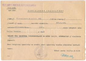 Német Harmadik Birodalom 1942. "Az 1941/1942. évi Keleti Téli Hadjárat Emlékérme" fém kitü...