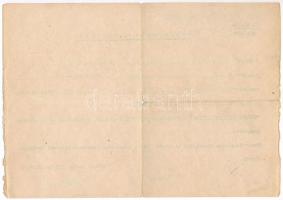 Német Harmadik Birodalom 1942. "Az 1941/1942. évi Keleti Téli Hadjárat Emlékérme" fém kitü...