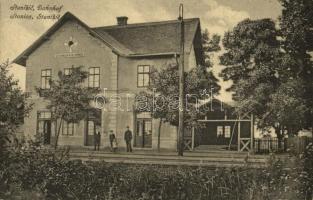 Őrszállás, Stanisic, Stanica; vasútállomás. Josip Schlotzer kiadása / Bahnhof / railway station