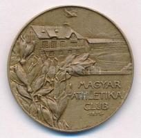 ~1900. "Magyar Athletikai Club 1875" Br érem (37mm) T:2