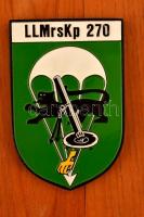 2 db német alakulat (LLMrsKp 270, LWSR 13) címerei és a német birodalmi címer, fali díszek, az egyik...