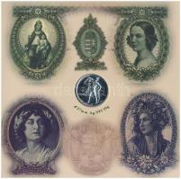 2007. 1Ft-100Ft (8xklf) "Berán Lajos és a pengő" forgalmi sor, benne "Berán Lajos és ...