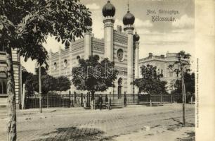 Kolozsvár, Cluj; Neológ zsinagóga. Schuster Emil kiadása / synagogue