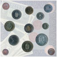 1997. 50f-200Ft (10xklf) forgalmi sor, benne 200Ft Ag "Deák", karton díszcsomagolásban T:B...