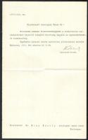 1912 Bp., Bíborosi kinevezési okmány Vaszary Kolos (1832-1915) bíboros saját kezű aláírásával