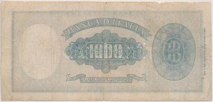 Olaszország 1947. 1000L T:III-
Italy 1947. 1000 Lire C:VG
Krause 83